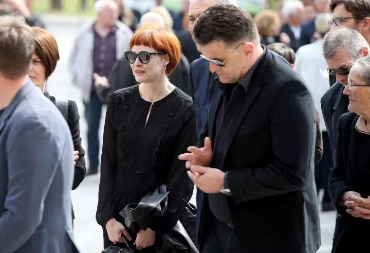 3.4.2019., Zagreb -  Posljednji ispracaj Alena Balena na groblju Mirogoju. Jadranka Ivanis Yaya 
Photo:Igor KraljPIXSELL