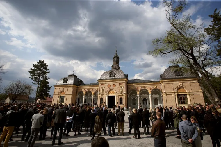 3.4.2019., Zagreb -  Posljednji ispracaj Alena Balena na groblju Mirogoju. 
Photo:Igor KraljPIXSELL