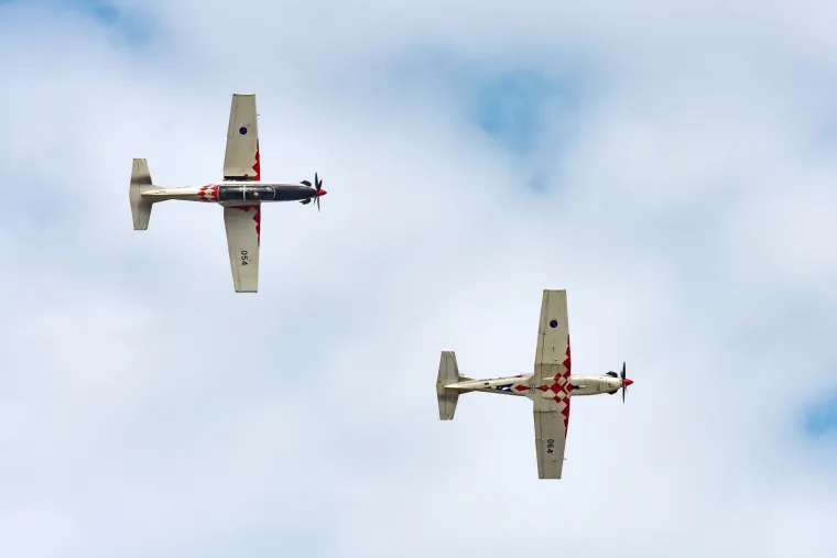 Ostavljaju bez daha: Krila oluje i talijanski 'Frecce Tricolori' letjeli iznad Zadra