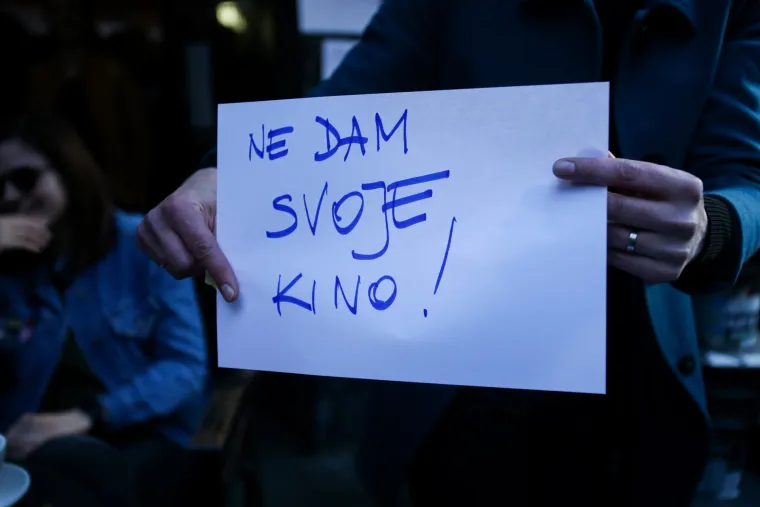 Zagrepčani prosvjedovali protiv zatvaranja Kina Europe: 'Kokice, a ne &scaron;ljokice!'