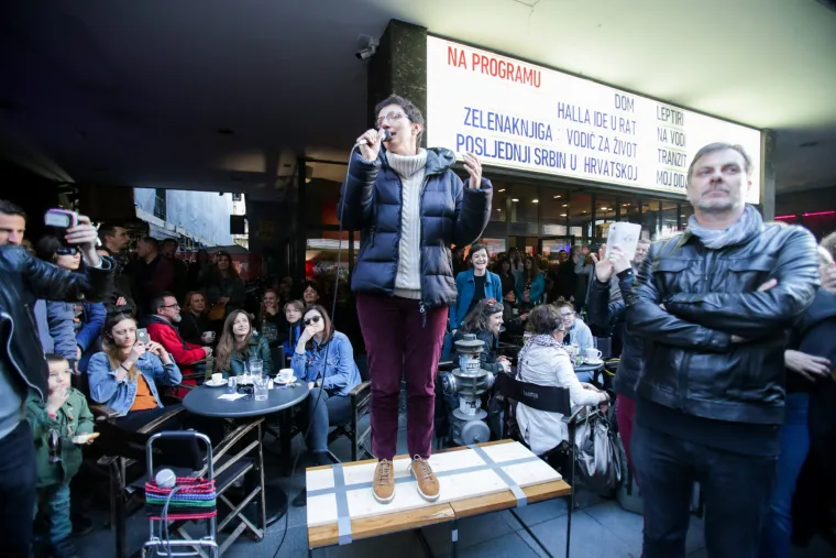 Zagrepčani prosvjedovali protiv zatvaranja Kina Europe: 'Kokice, a ne &scaron;ljokice!'