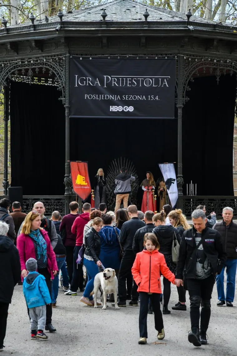 HBO je na zagrebačkom Zrinjevcu organizirao dobrovoljno darivanje krvi pod nazivom "Daruj krv za prijestolje"