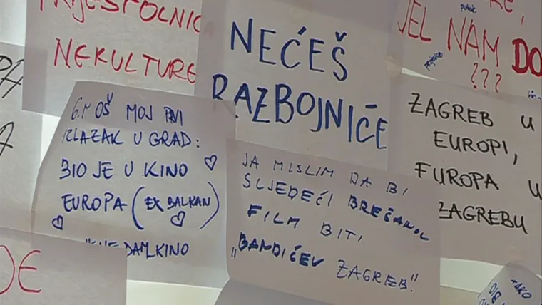 'Neće&scaron;, razbojniče!' Pogledajte poruke koje građani jo&scaron; uvijek ostavljaju kod kina Europa