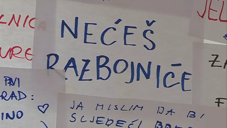 'Neće&scaron;, razbojniče!' Pogledajte poruke koje građani jo&scaron; uvijek ostavljaju kod kina Europa