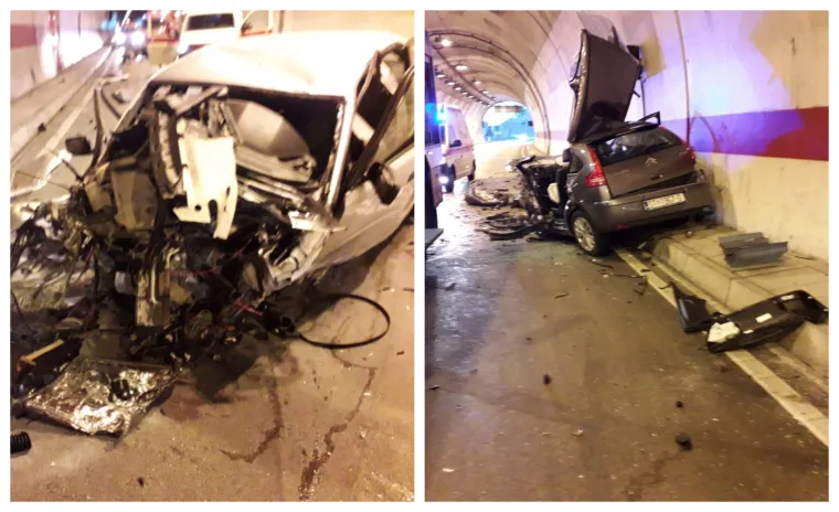 FOTO Sudar je bio žestok: Zatvoren tunel Sveti Ilija, dva vozača te&scaron;ko ozlijeđena