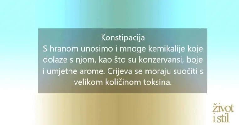 10 znakova da je va&scaron;e tijelo puno različitih toksina