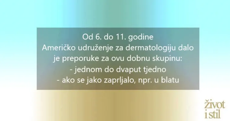 Preporuke liječnika: koliko često treba kupati dijete ovisno o dobi?