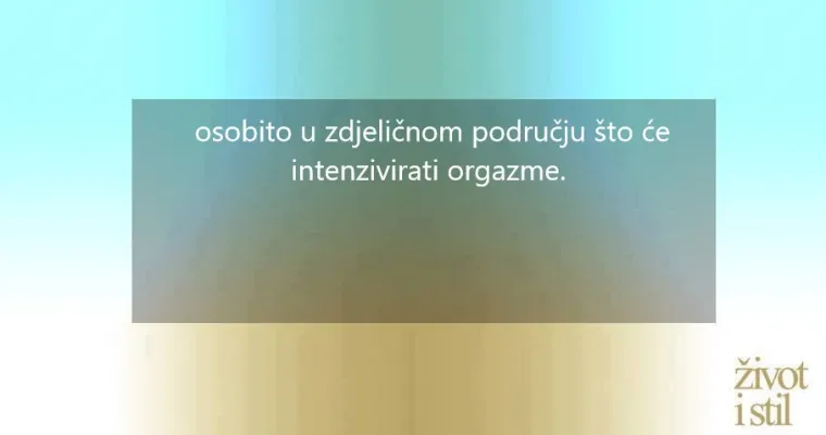 Uz jogu do boljeg seksa i jačeg orgazma