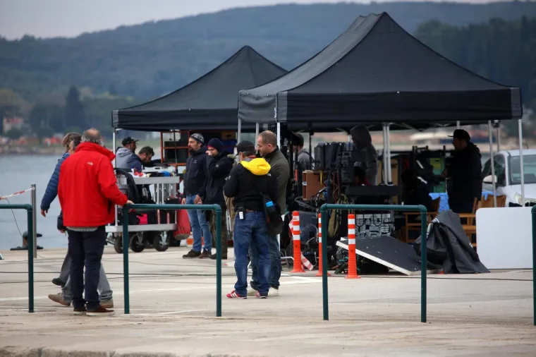 08.04.2019., Rovinj - Samuel L. Jackson i Ryan Reynolds na snimanju filma "The Hitman's Wife's Bodyguard" u Rovinju. Photo: Nel Pavletic/PIXSELL