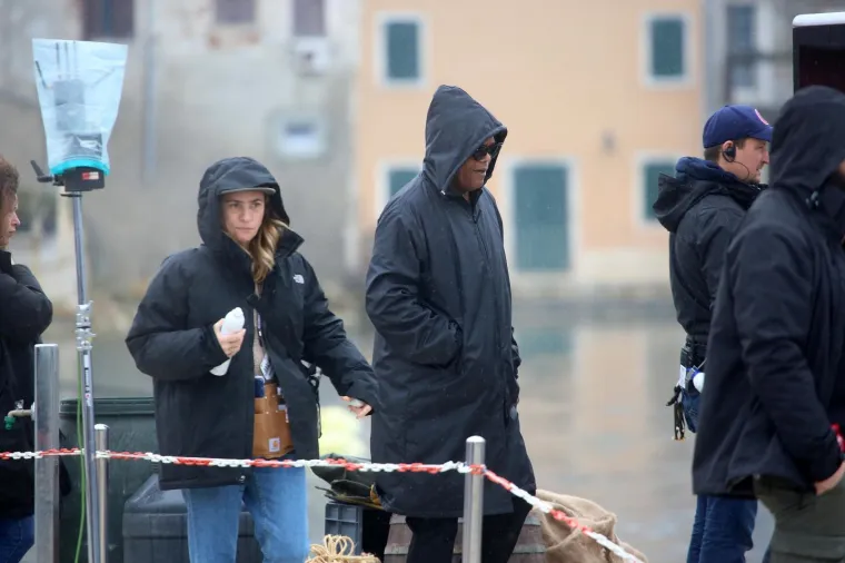 08.04.2019., Rovinj - Samuel L. Jackson i Ryan Reynolds na snimanju filma "The Hitman's Wife's Bodyguard" u Rovinju. Photo: Nel Pavletic/PIXSELL