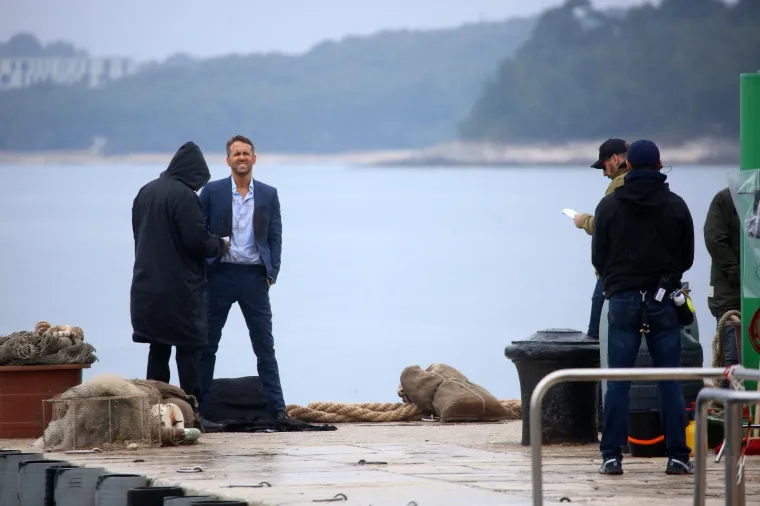 08.04.2019., Rovinj - Samuel L. Jackson i Ryan Reynolds na snimanju filma "The Hitman's Wife's Bodyguard" u Rovinju. Photo: Nel Pavletic/PIXSELL