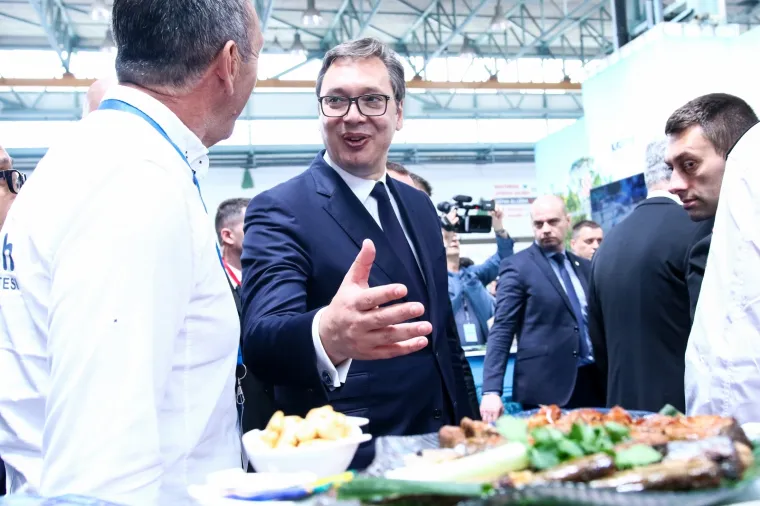 Bjegunac Zdravko Mamić na sajmu u Mostaru: Srdačan susret s Aleksandrom Vučićem