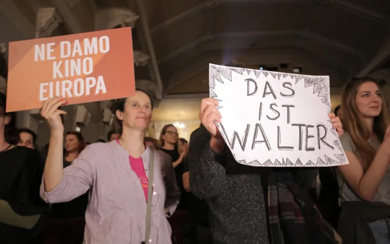 Nezadovoljni građani prosvjedovali: 'Slali su nam inspekcije. Tražili sve načine da zatvore kino Europa'