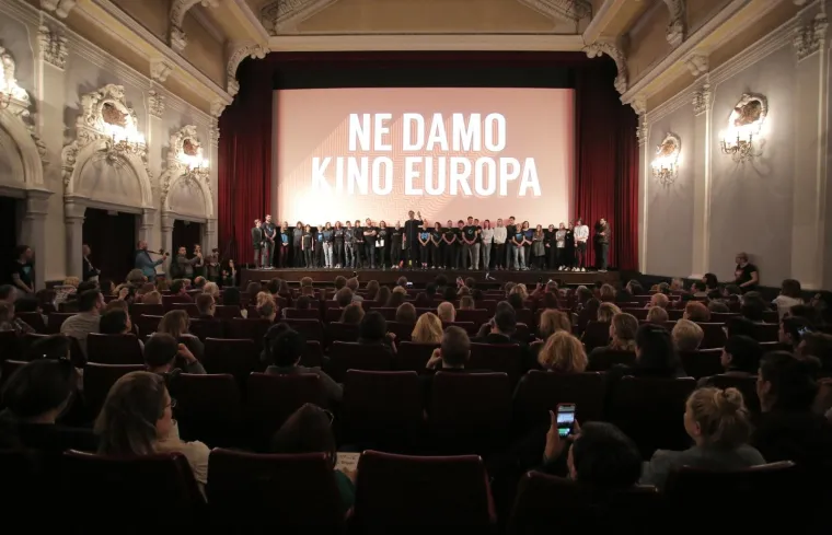 Nezadovoljni građani prosvjedovali: 'Slali su nam inspekcije. Tražili sve načine da zatvore kino Europa'