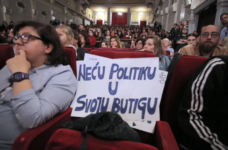 Nezadovoljni građani prosvjedovali: 'Slali su nam inspekcije. Tražili sve načine da zatvore kino Europa'