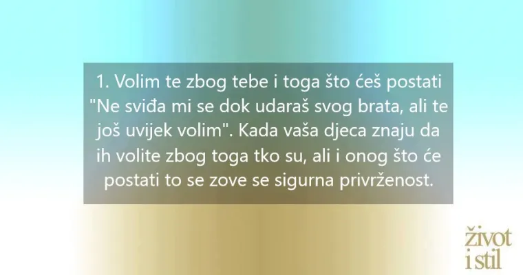 5 načina kako razgovarati s djetetom da se osjeća voljeno