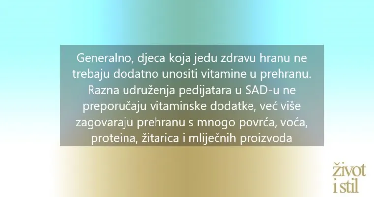 Trebaju li doista djeci dodatni vitamini i minerali?