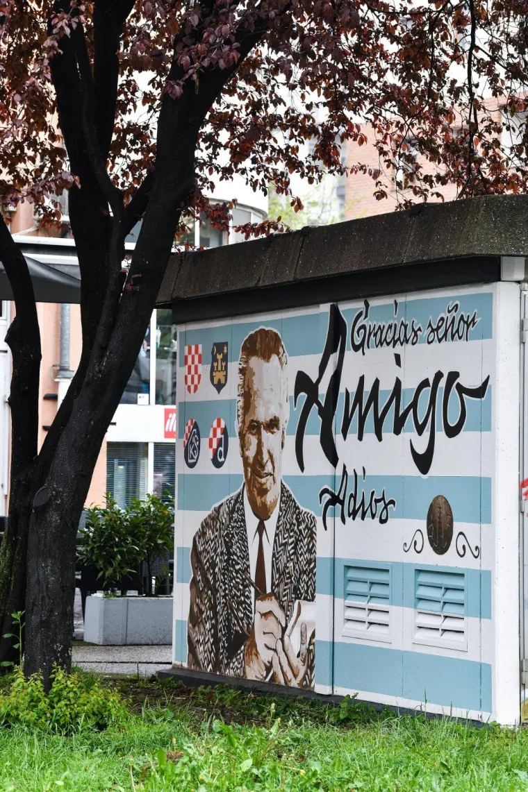 09.04.2019., Zagreb- Mural na Ravnicama posvecen novinaru Zvonimiru Magdicu Amigu.
Photo: Sandra Simunovic/PIXSELL