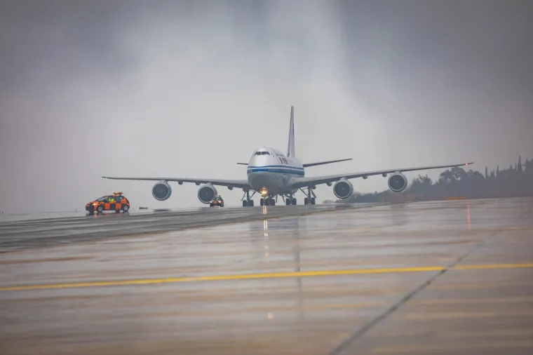 Najveći zrakoplov koji je sletio u Ćilipe: Kineski premijer i delegacija stigli u Dubrovnik