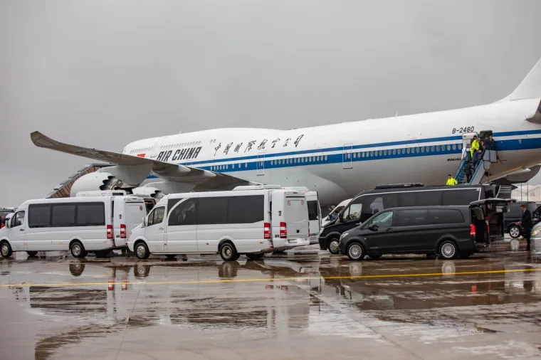 Najveći zrakoplov koji je sletio u Ćilipe: Kineski premijer i delegacija stigli u Dubrovnik