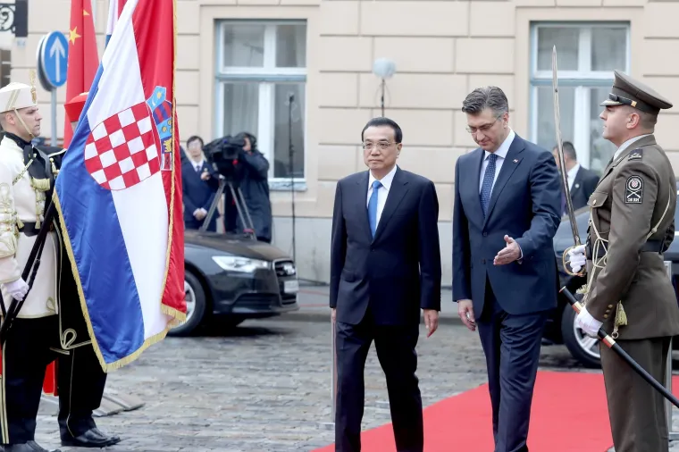 Li Keqiang u Banskim dvorima: 'Ovo je velika šansa za hrvatsko gospodarstvo'