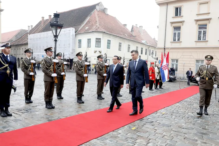 Li Keqiang u Banskim dvorima: 'Ovo je velika šansa za hrvatsko gospodarstvo'