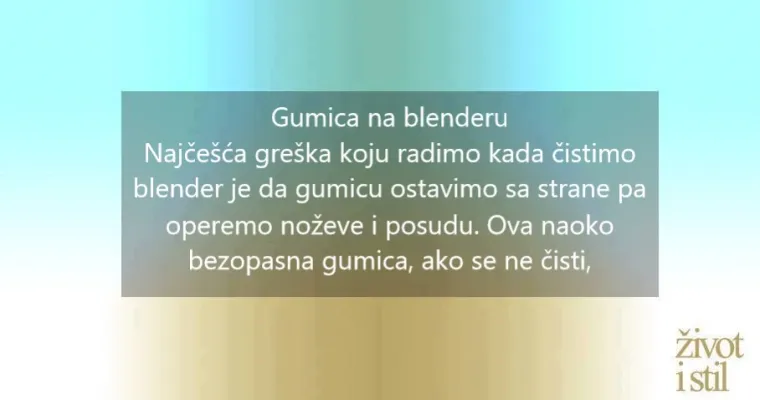 Četiri najprljavije i najopasnije stvari u kuhinji