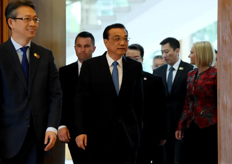 Kineski premijer na Pantovčaku: Jedan detalj pred rukovanje predsjednice i Keqianga nasmijao je sve...