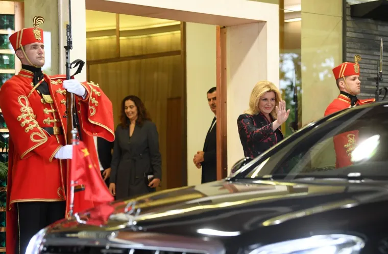 Predsjednica Grabar-Kitarović i premijer Li Keqiang zavr&scaron;ili sastanak na Pantovčaku