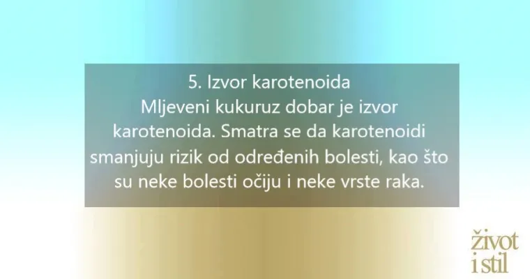 Omiljena palenta: Za&scaron;to je kukuruzno bra&scaron;no jako zdravo?