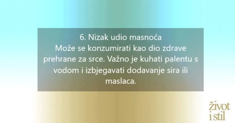 Omiljena palenta: Za&scaron;to je kukuruzno bra&scaron;no jako zdravo?