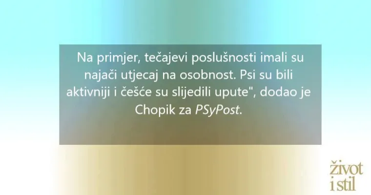 Novi pogled na pseći život: psi mijenjaju svoj karakter i postaju poput vlasnika