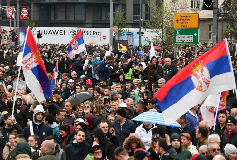 Nastavak prosvjeda u Beogradu: Za slobodu medija, poštene izbore, ostavku državnog vrha...