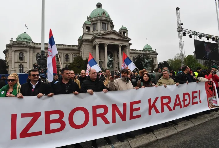 Nastavak prosvjeda u Beogradu: Za slobodu medija, po&scaron;tene izbore, ostavku državnog vrha...