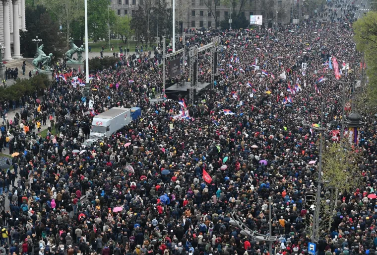 Nastavak prosvjeda u Beogradu: Za slobodu medija, po&scaron;tene izbore, ostavku državnog vrha...