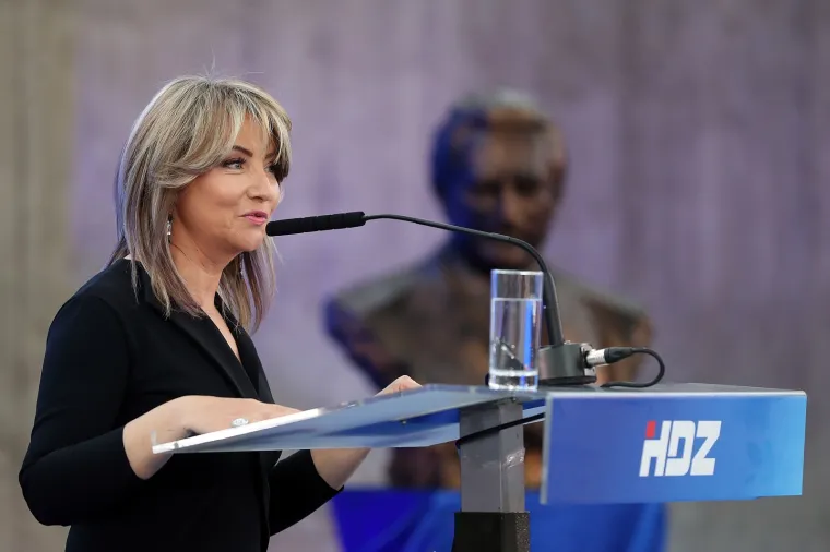 POLITIČKI SKUP U ZAGREBU: Karlo Ressler predstavljen kao kandidat HDZ-a za EU izbore