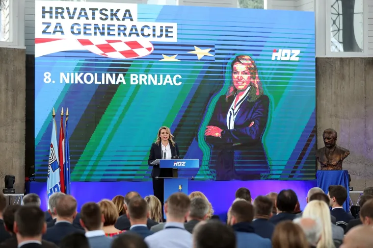 POLITIČKI SKUP U ZAGREBU: Karlo Ressler predstavljen kao kandidat HDZ-a za EU izbore