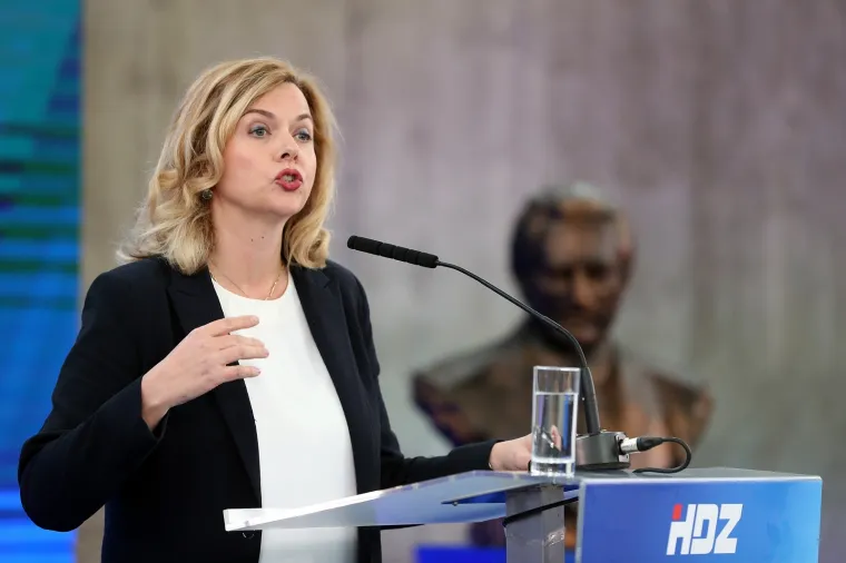 POLITIČKI SKUP U ZAGREBU: Karlo Ressler predstavljen kao kandidat HDZ-a za EU izbore