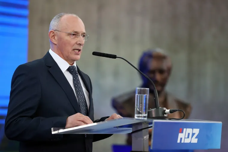 POLITIČKI SKUP U ZAGREBU: Karlo Ressler predstavljen kao kandidat HDZ-a za EU izbore