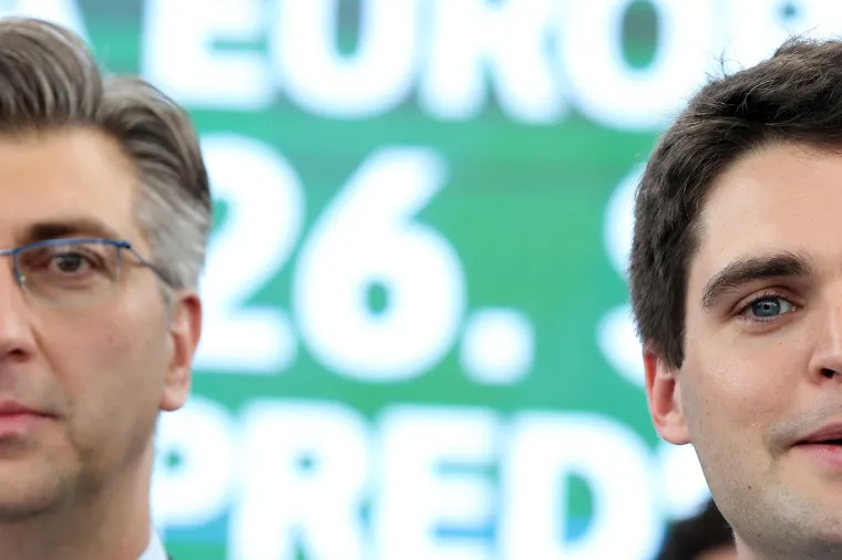 U Francuskom paviljonu u Zagrebu predstavljeni su kandidati HDZ-a za Europski parlament.