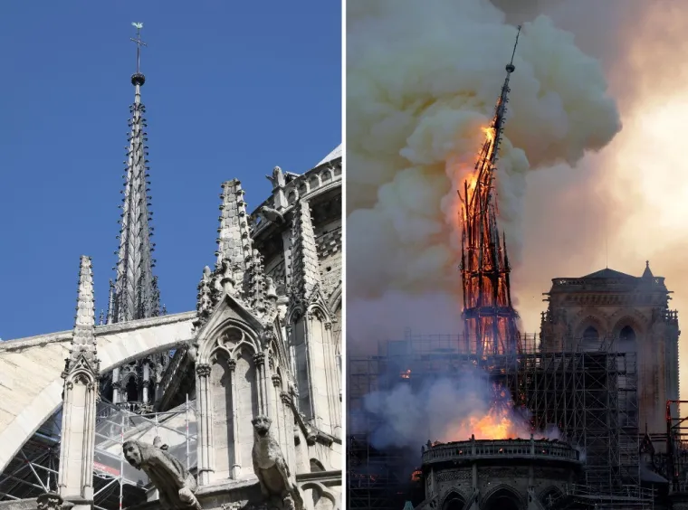 POTRESNE FOTOGRAFIJE OBILAZE SVIJET: Pogledajte kako je plamen gutao čuvenu pari&scaron;ku katedralu Notre Dame