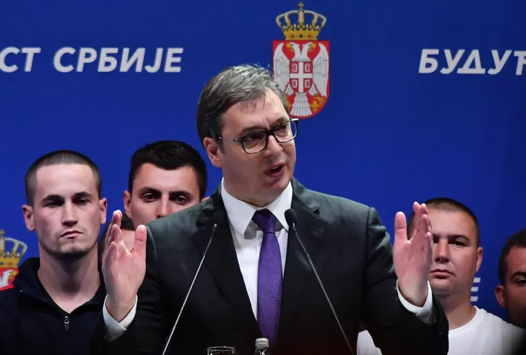 SKUP 'BUDUĆNOST SRBIJE': Miting podr&scaron;ke Aleksandru Vučiću