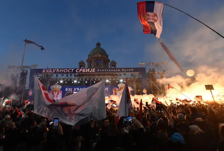 SKUP 'BUDUĆNOST SRBIJE': Miting podr&scaron;ke Aleksandru Vučiću