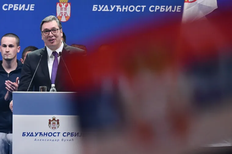 SKUP 'BUDUĆNOST SRBIJE': Miting podr&scaron;ke Aleksandru Vučiću