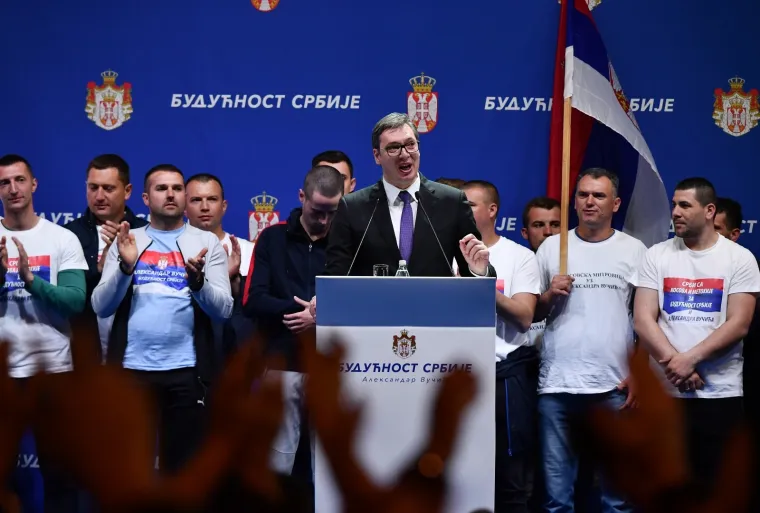 SKUP 'BUDUĆNOST SRBIJE': Miting podr&scaron;ke Aleksandru Vučiću