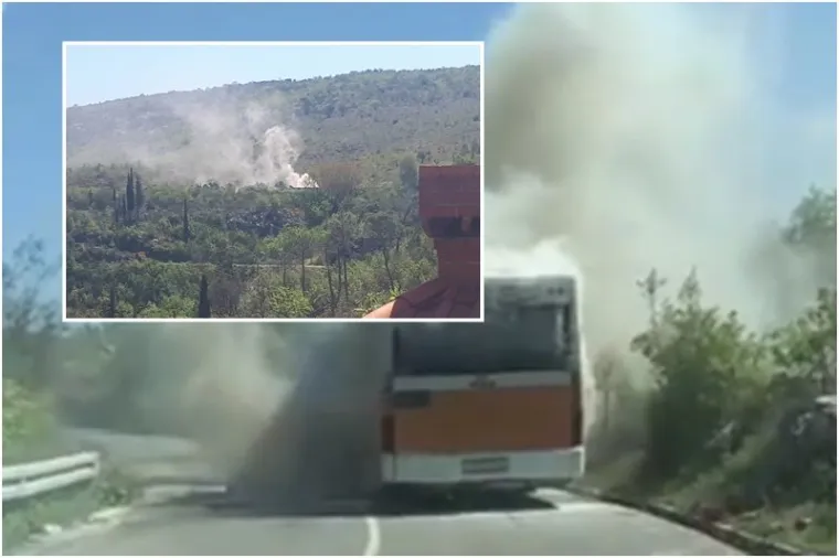 U požaru Libertasova autobusa samo pukom srećom nitko nije stradao