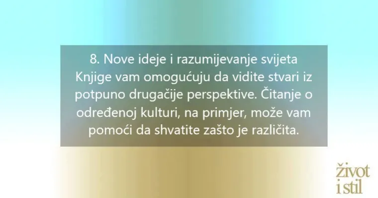 Za&scaron;to je čitanje važno? Možete izbjeći nesanicu, ali i popraviti ove stvari