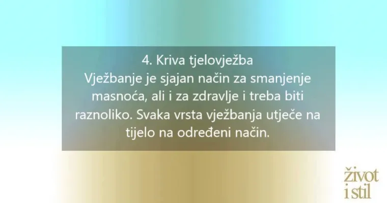6 skrivenih razloga za&scaron;to ne možete 'skinuti' vi&scaron;ak oko struka