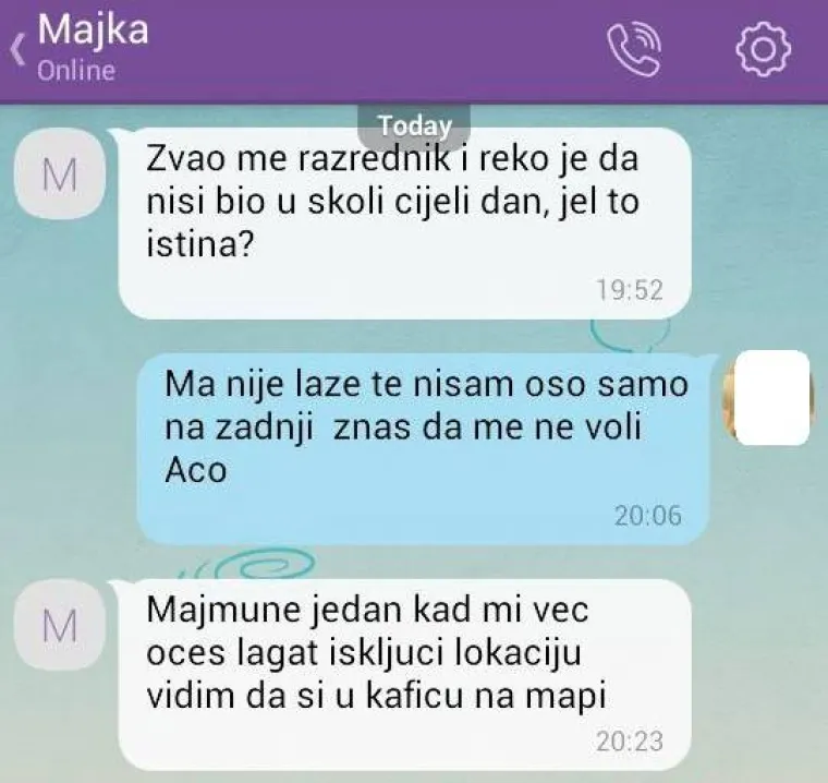 'Rekla si da uči&scaron;, a jedino &scaron;to uči&scaron; je kako cuclati bocu!': 30 prejakih poruka od roditelja