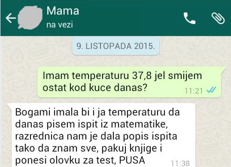 'Rekla si da uči&scaron;, a jedino &scaron;to uči&scaron; je kako cuclati bocu!': 30 prejakih poruka od roditelja